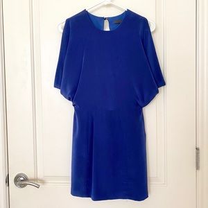 Wren Navy Blue Dress, XS, 100% Silk!!
